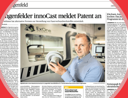 innoCast applies for patent in the field of fibre composites